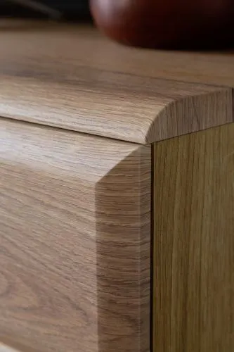 Wohnkombination Naxos 1 | Eiche Evoke | 3-teilig | mit 110 cm Beleuchtung