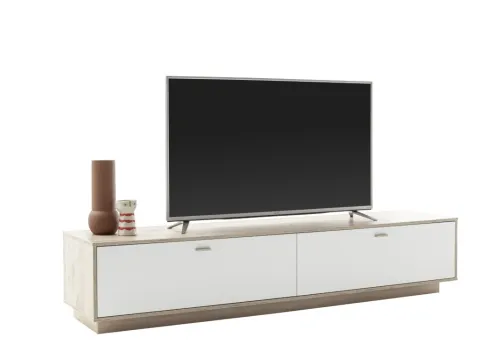 Wohnkombination Santerno 2 | Soft white / Viking Oak | 3-teilig | Komplettset
